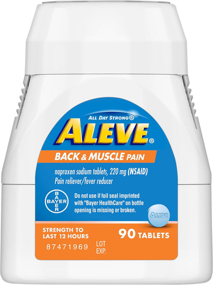 Aleve Back and Muscle Pain Tablets, 90 Tablets