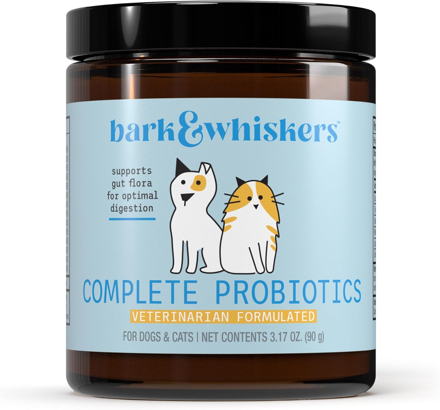 Bark & Whiskers Complete Probiotics for Cats and Dogs, 90 g (3.17 oz) - görsel 1