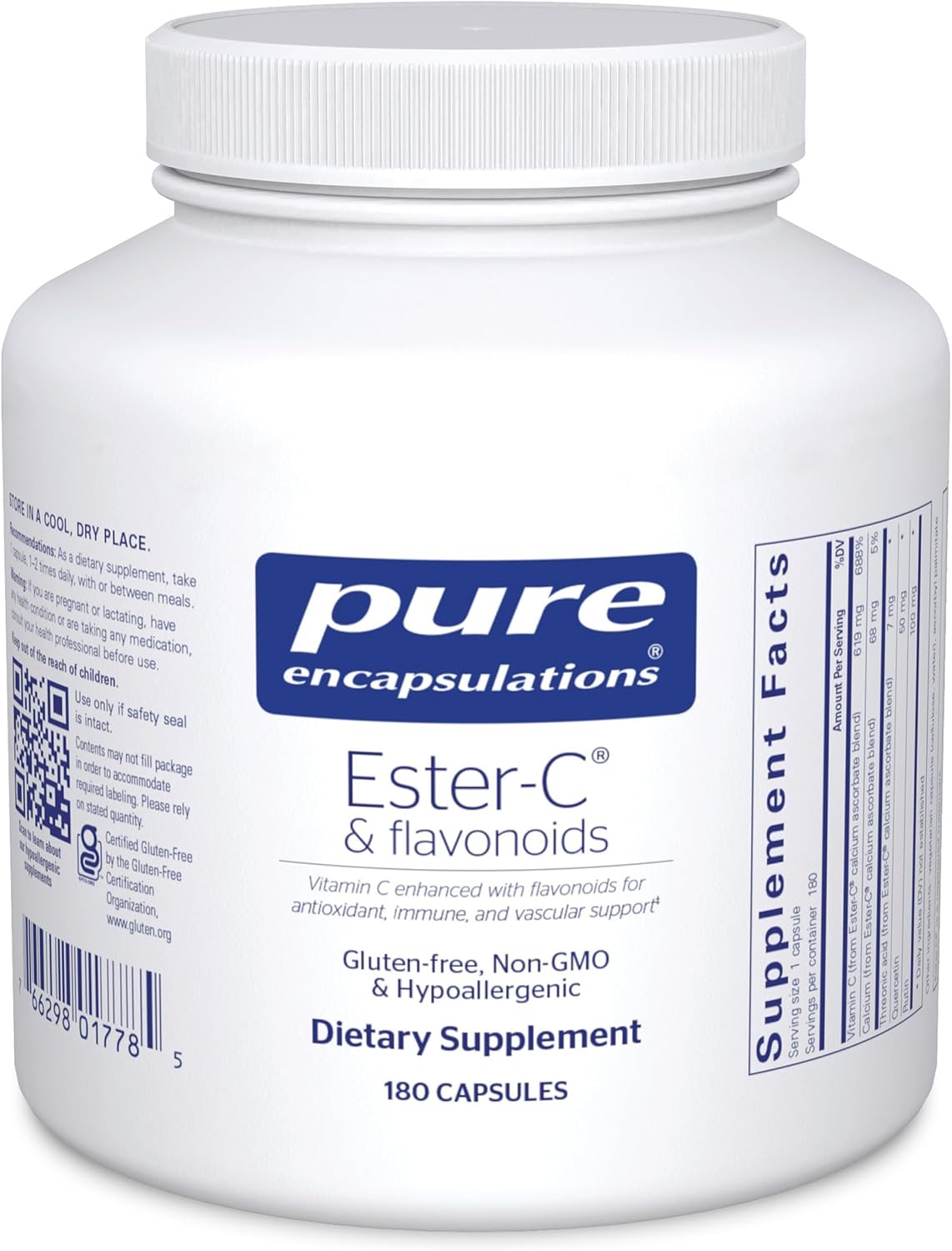 Pure Encapsulations Ester-C & Flavonoids - görsel 8