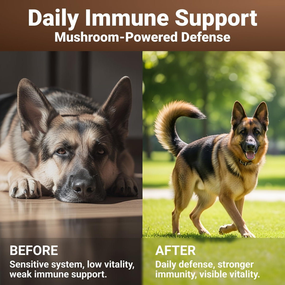 Mighty Mushroom Supplement for Dogs - Turkey – Quality and ingredients: Look for supplements made from – Image 6