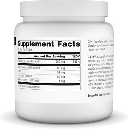 Source Naturals C-B-R – Vitamin C & Bioflavonoid Complex – 500 Tablets