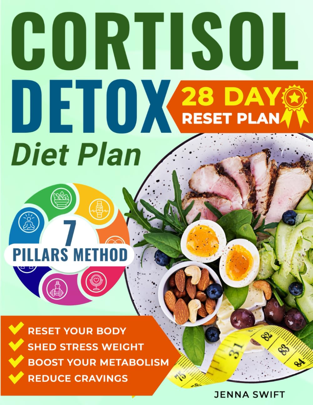 The Cortisol Detox Diet Plan: Free Your Body in 28-Days From Bad Stress and Stubborn Fat. A Proven Method to Regain Your Vitality and Feel Your Best. - görsel 1