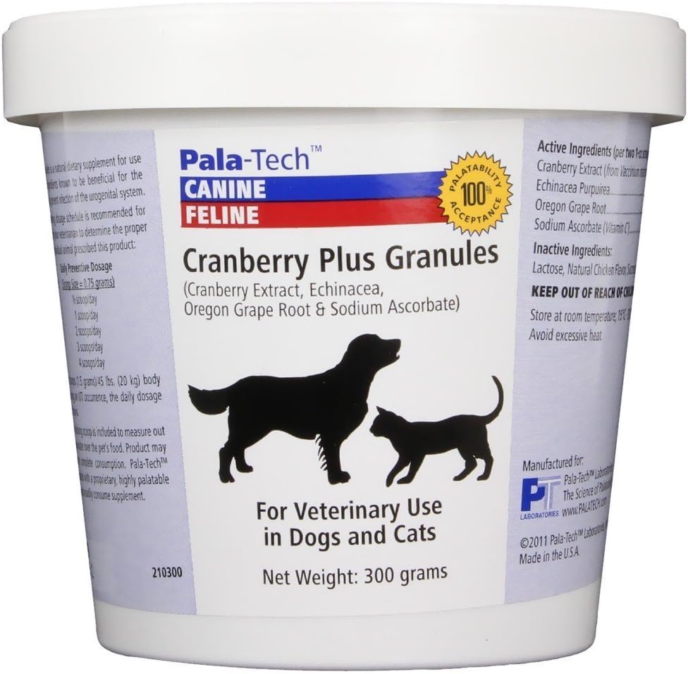 PalaTech Cranberry Plus Granules for Dogs and Cats - Natural Urinary Support - 300g - görsel 1