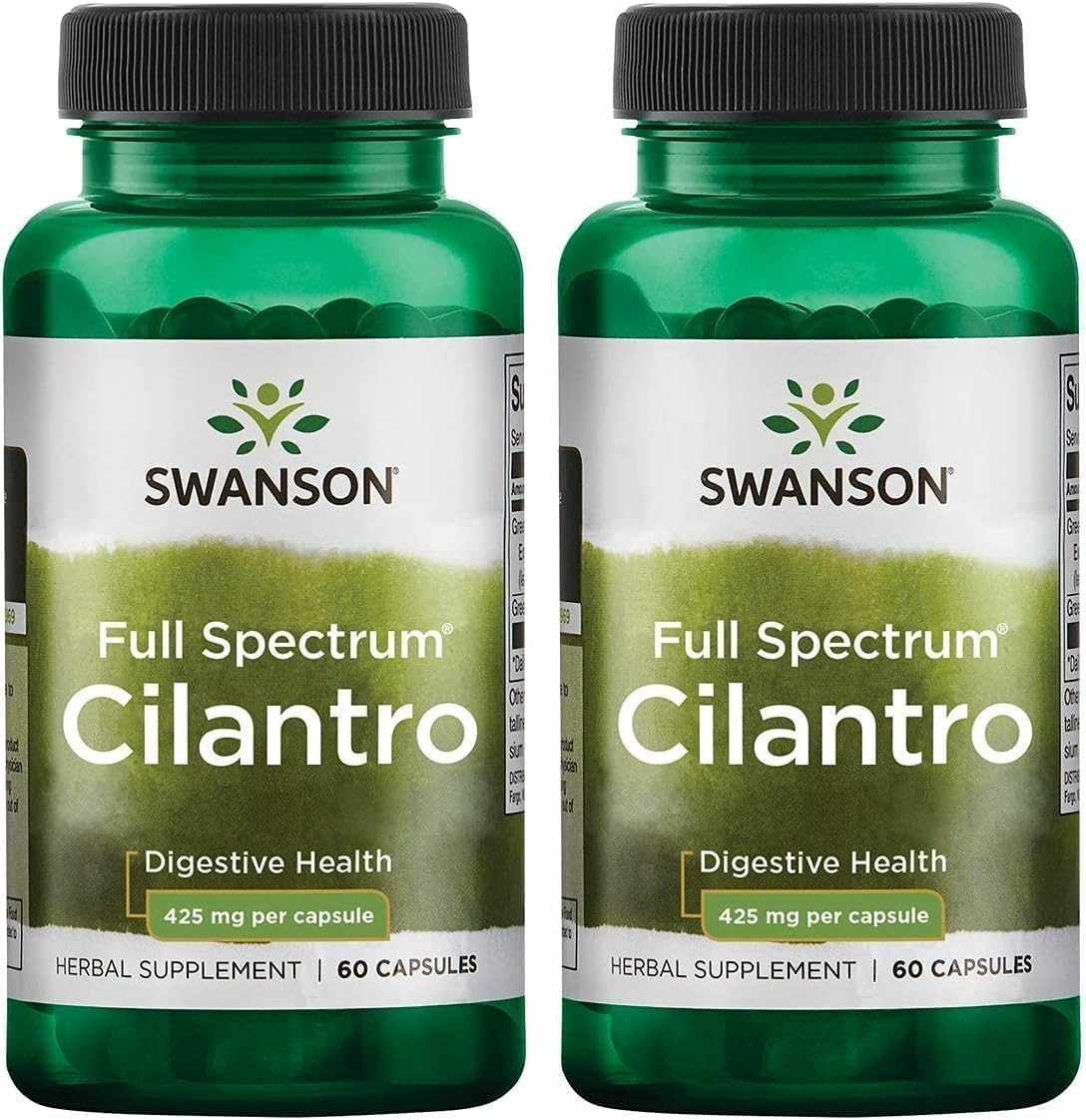 Swanson Full Spectrum Cilantro (Coriander) Supplement - 425 mg, 60 Capsules (3 Pack) - görsel 4