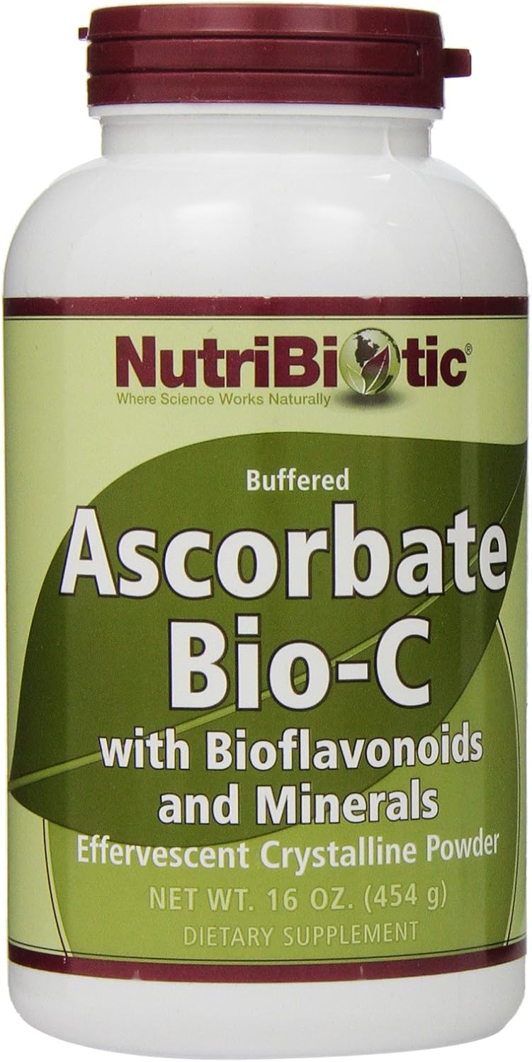 NutriBiotic - Ascorbate Bio-C, 454g | Effervescent Vitamin C Powder with Lemon Bioflavonoids & Minerals - görsel 4