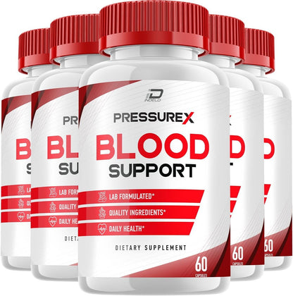 Pressure X Supplement - Advanced Formula - Maximum Strength - 5 Pack (300 Capsules)