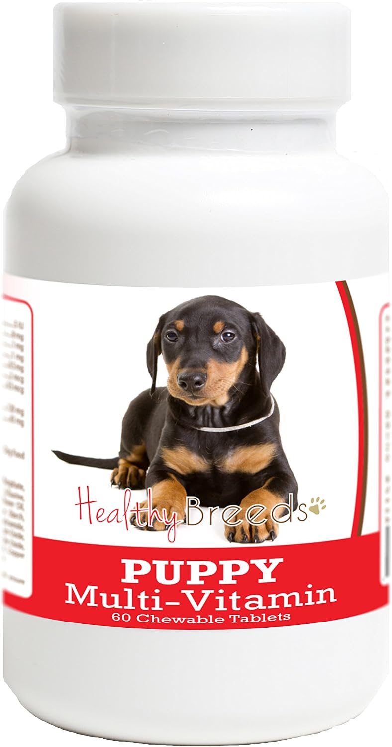 Healthy Breeds German Pinscher Puppy Multivitamin Tablets 60 Count - görsel 1