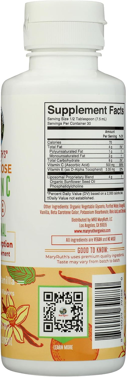 MaryRuth's Megadose Liposomal Vitamin C, 225 ml