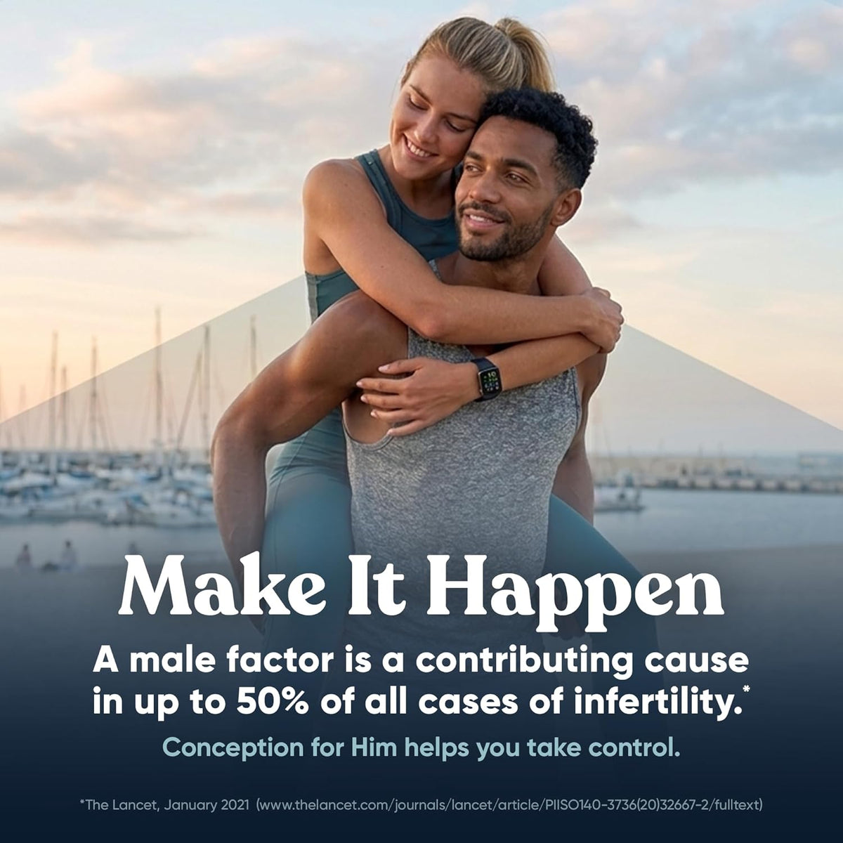 Eu Natural Conception for Him - Male Fertility Supplements with Ashwagandha, Folate & Zinc - Sperm Count, Motility & Strength Support - 60 Vegetarian Capsules - görsel 4