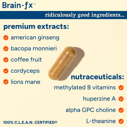 PPO Lab Brain-fx Methylated B-Complex Nootropic 60 Capsules