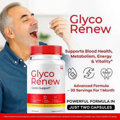 Glyco Renew Blood Support Capsules - 5 Pack (150 Capsules)