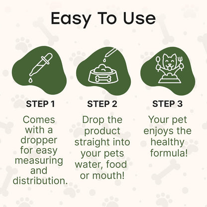 Milk Thistle for Dogs and Cats - Liver Support with Dandelion Root, Bacon Flavour, 59 ml