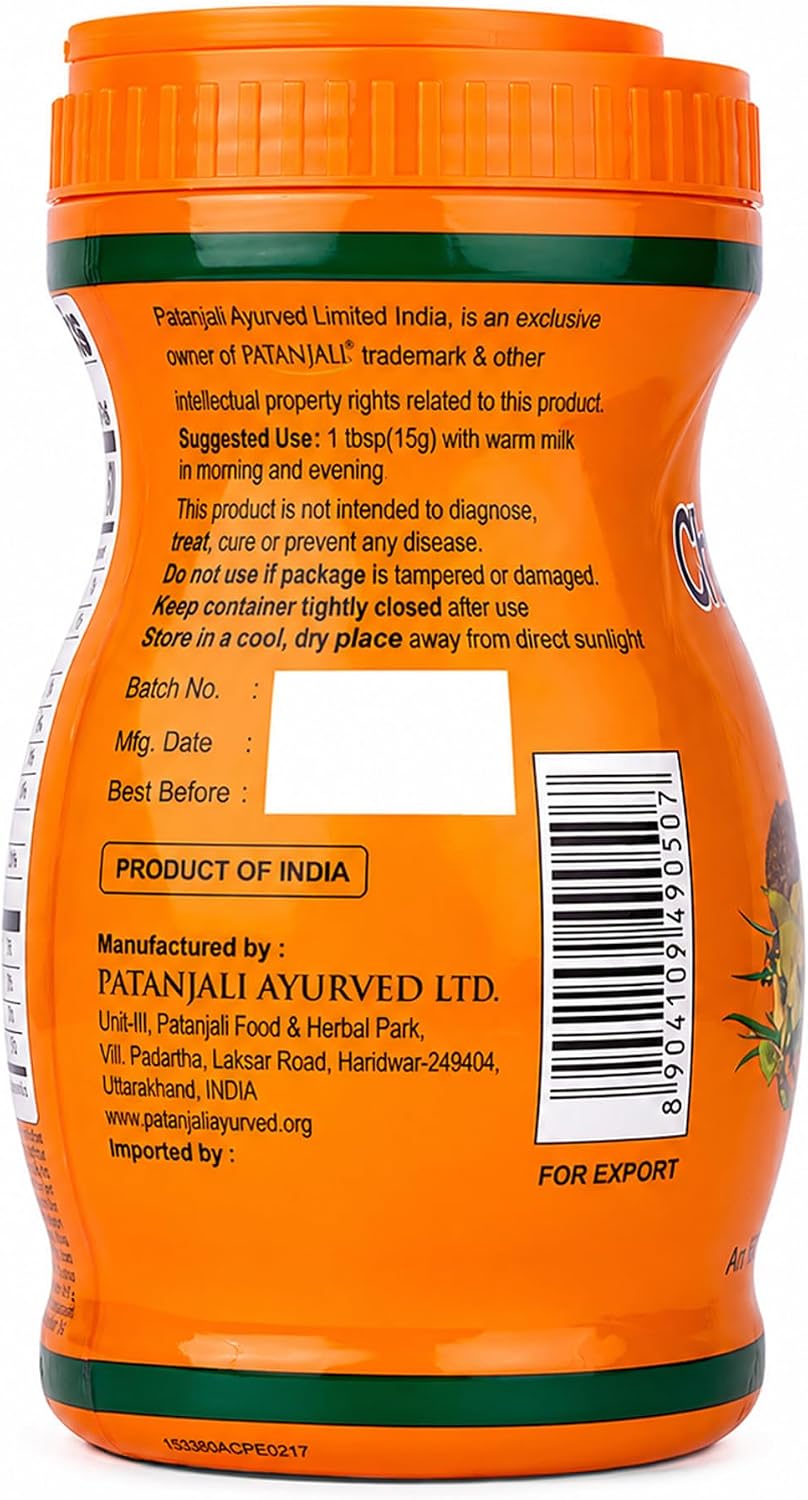 Patanjali Chyawanprash Herbal Jam Plus 1kg - görsel 3