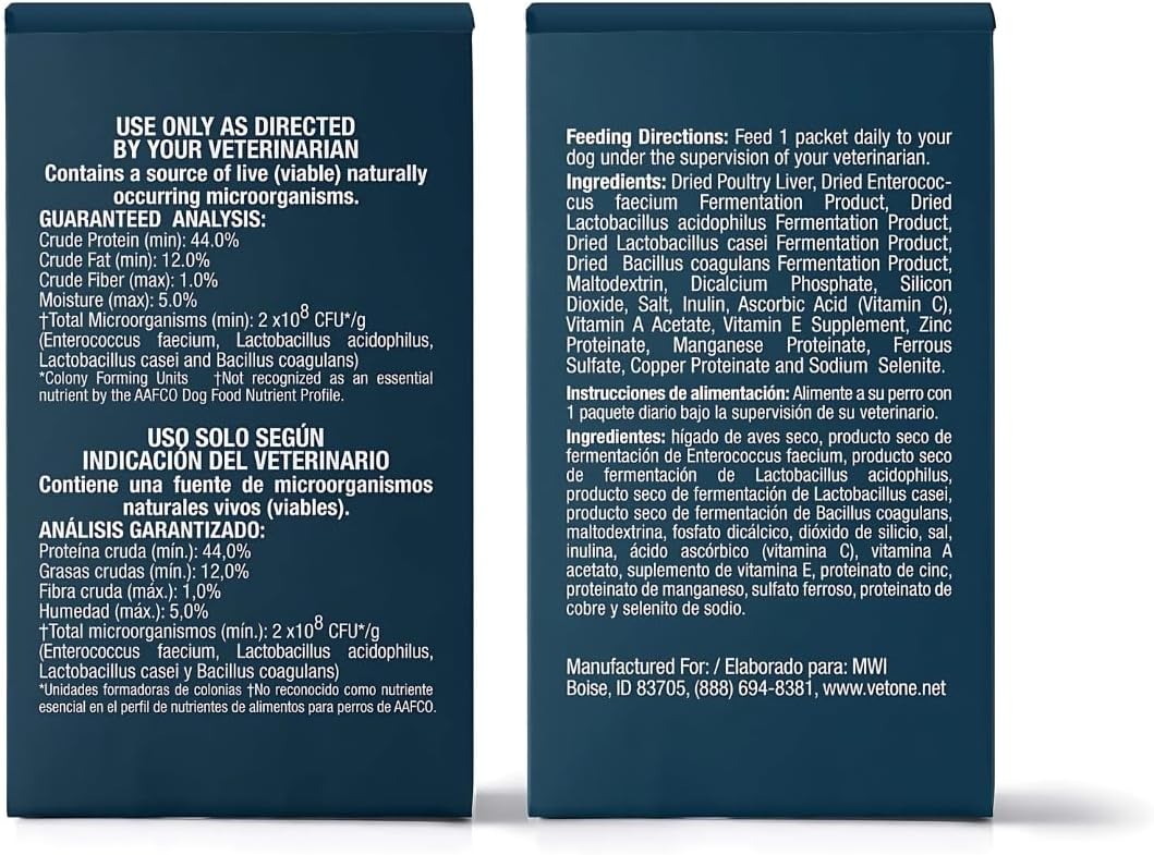 Vet One Advita Probiotic Nutritional Supplement for Dogs (3 Boxes, 90 Packets) - görsel 3