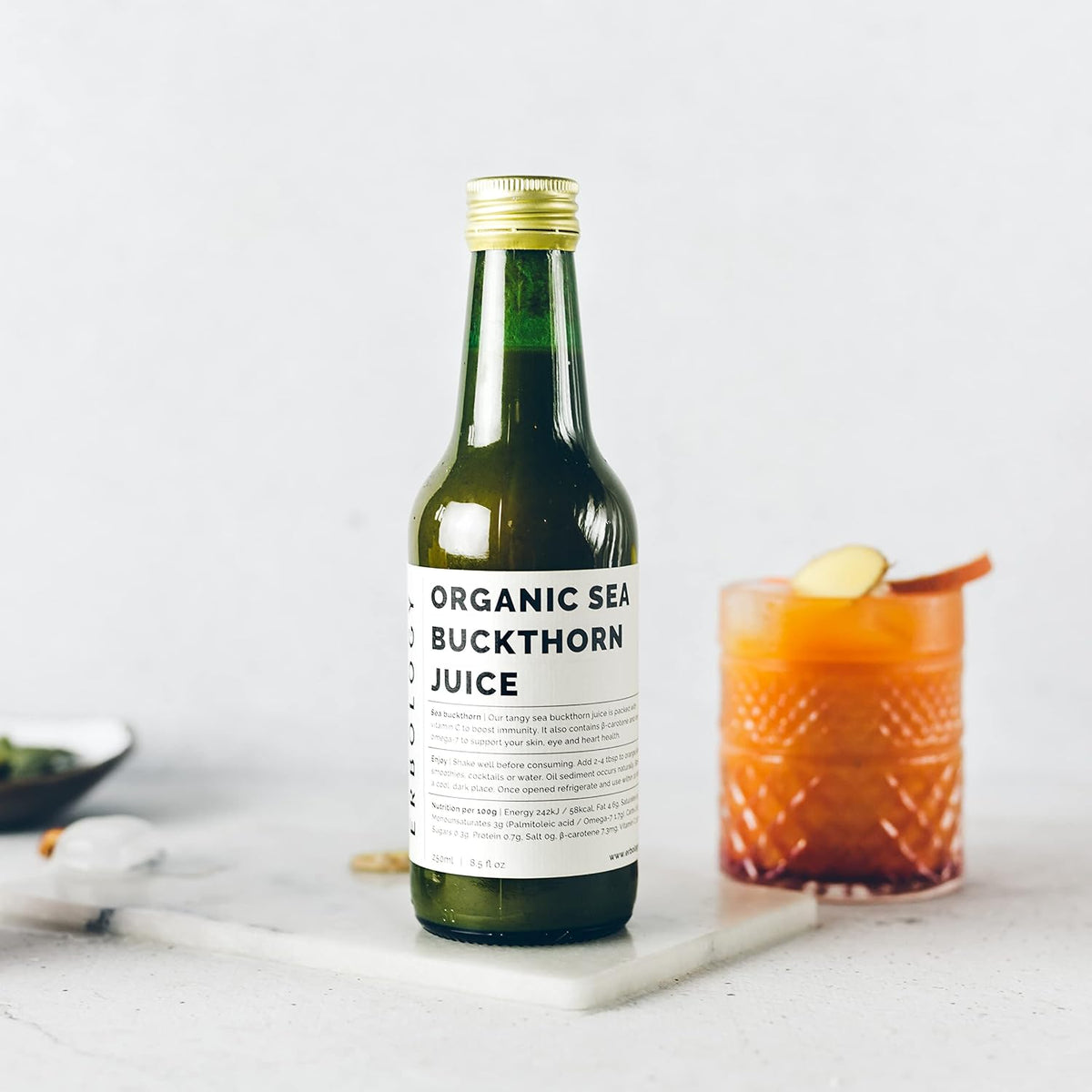 100% Organic Sea Buckthorn Juice – High in Vitamin C, Omega-7 & Beta-carotene – 250 ml - görsel 4