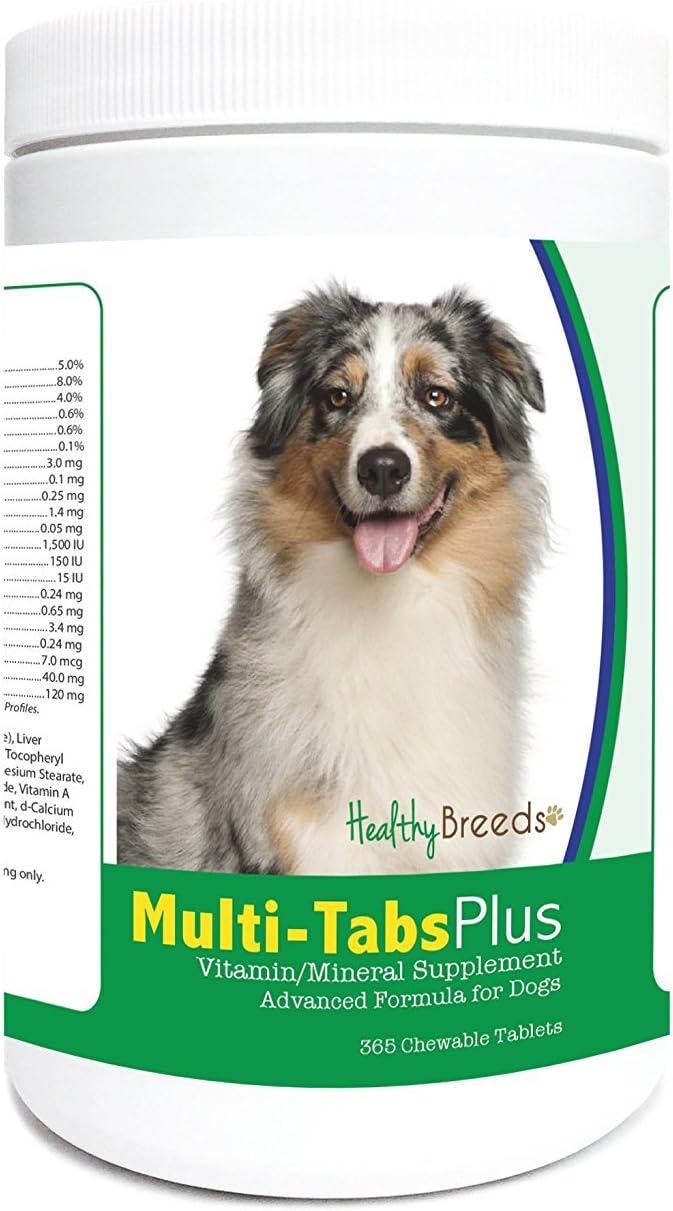 Healthy Breeds Australian Shepherd Multi-Tabs Plus Chewable Tablets 180 Count - görsel 1