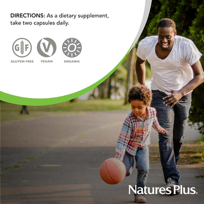 Nature's Plus Source of Life Garden Vitamin C 500 mg, 60 Capsules