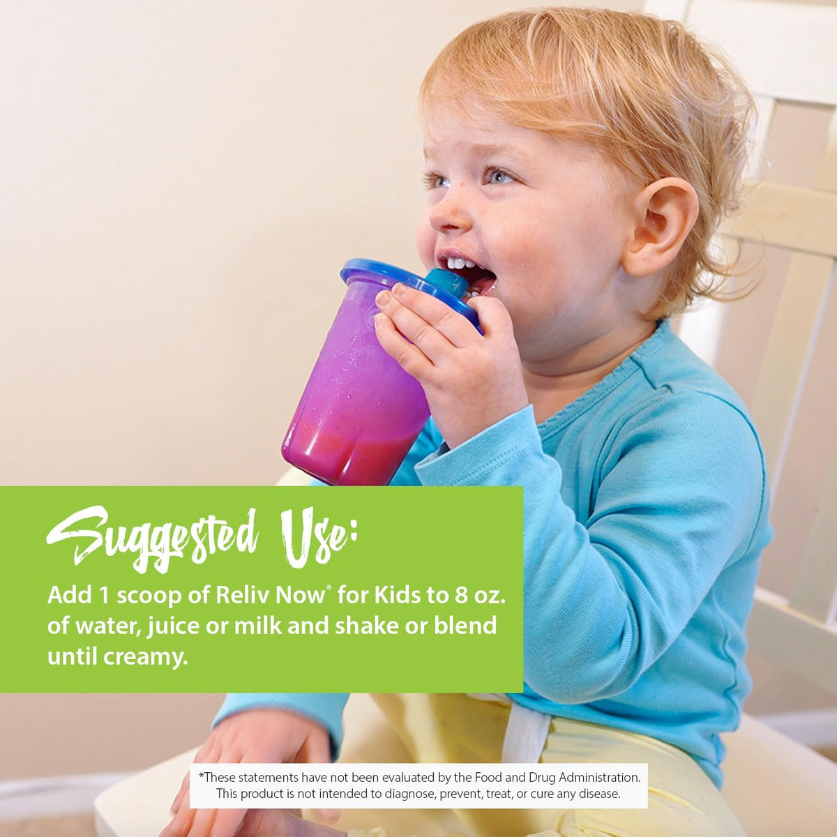 RELIV Now for Kids Vanilla - Nutritional Shake with Essential Vitamins, Minerals, Carbohydrates & Protein for Sustained Energy, 15 Servings - görsel 5