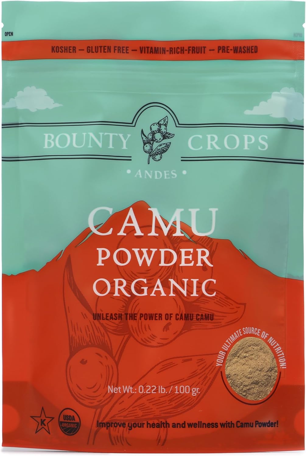 Bounty Crops Organic Camu Camu Powder (100 g) - görsel 1
