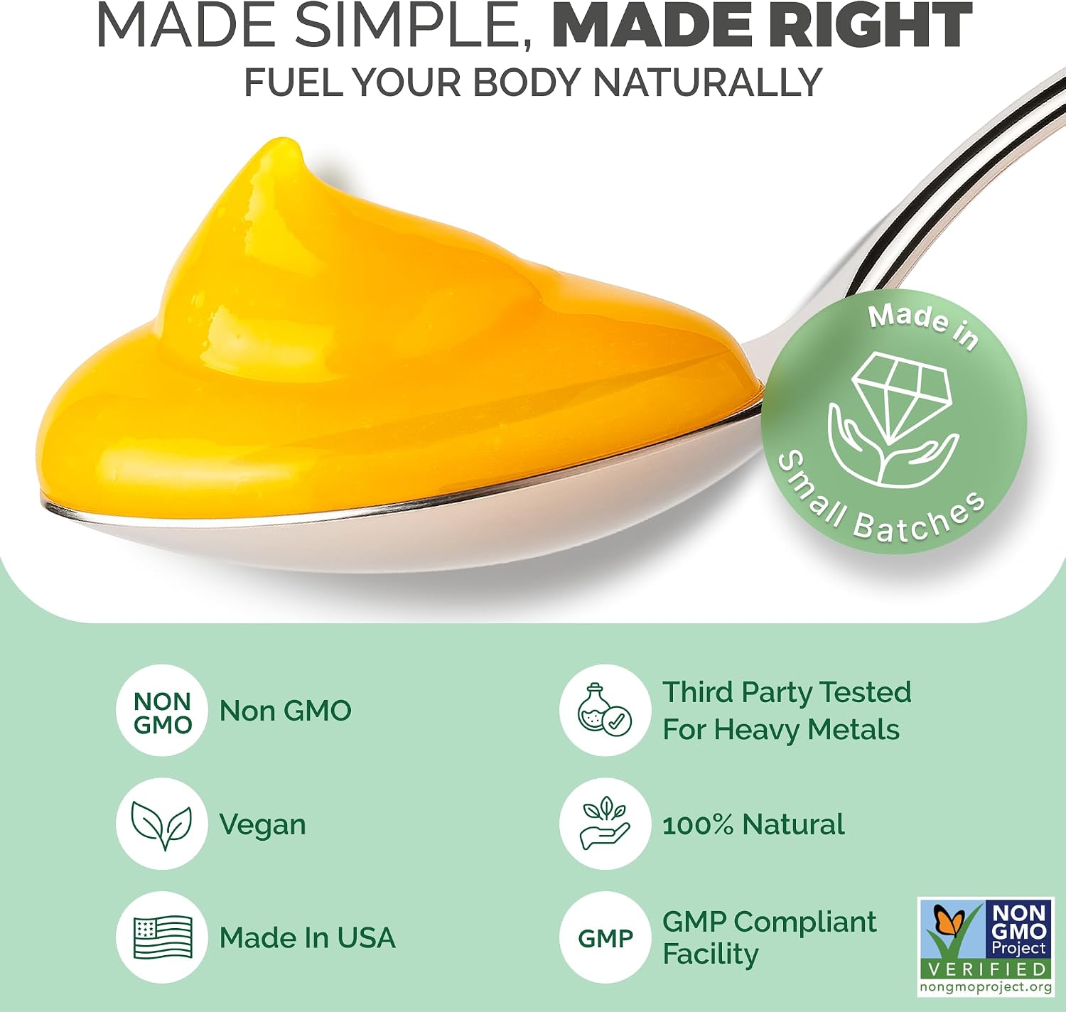 Wildcrafted Irish Sea Moss Gel, Mango Pineapple (454 g) - görsel 4