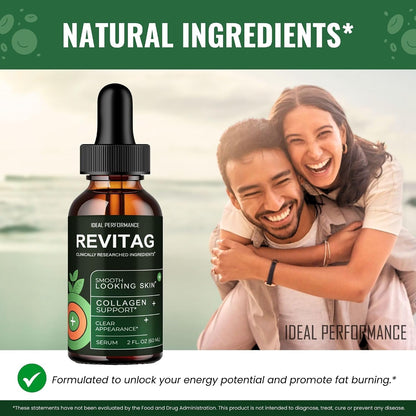 Revitag Drops - Blood Formula Support Supplement Drops - Maximum Strength