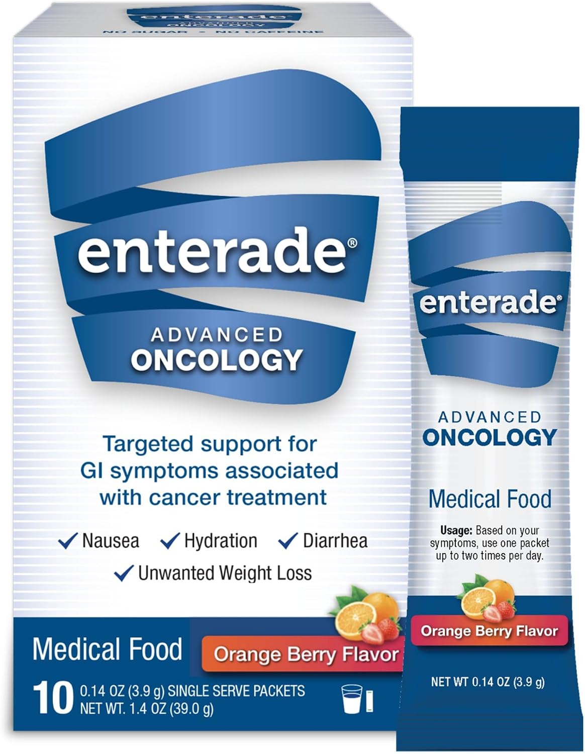 enterade Advanced Oncology Powder Packets, Orange & Berry (3 Boxes, 30 Packets) - görsel 10