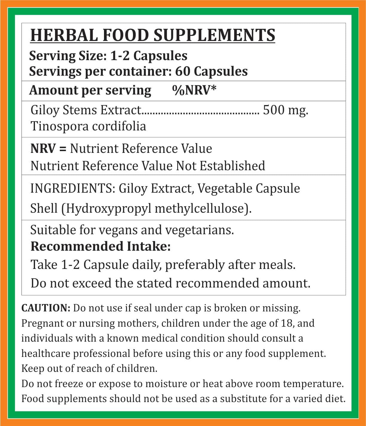 Satya Naturals Giloy Forte Capsules 500 mg - 120 Vegetable Capsules (2-Pack) - Guduchi (Tinospora Cordifolia) Extract - Ayurvedic Supplement - görsel 6