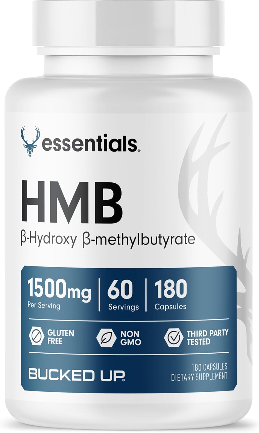 Bucked Up HMB (Beta-Hydroxy Beta-Methylbutyrate) 1500 mg, 180 Capsules - görsel 1