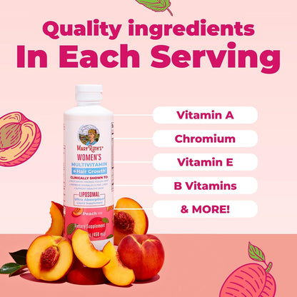 MaryRuth's Women's Multivitamin + Lustriva Hair Growth Liposomal | Biotin 10000mcg | Clinically Tested for Thicker, Fuller – Image 6