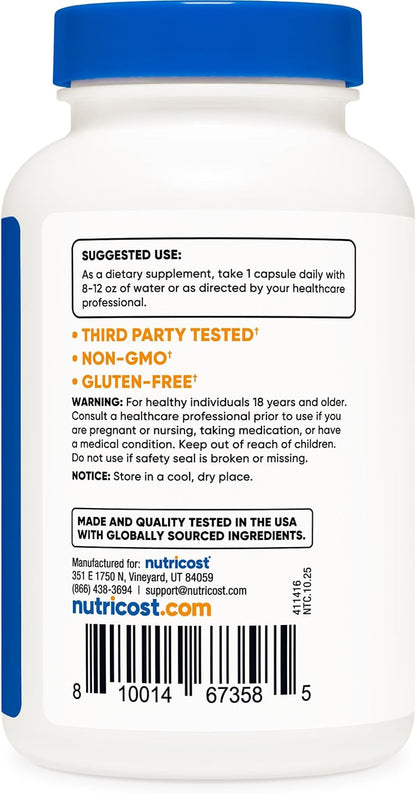 Nutricost Pine Bark Extract - 180 Capsules (300 mg per Serving, 95% Proanthocyanidins)