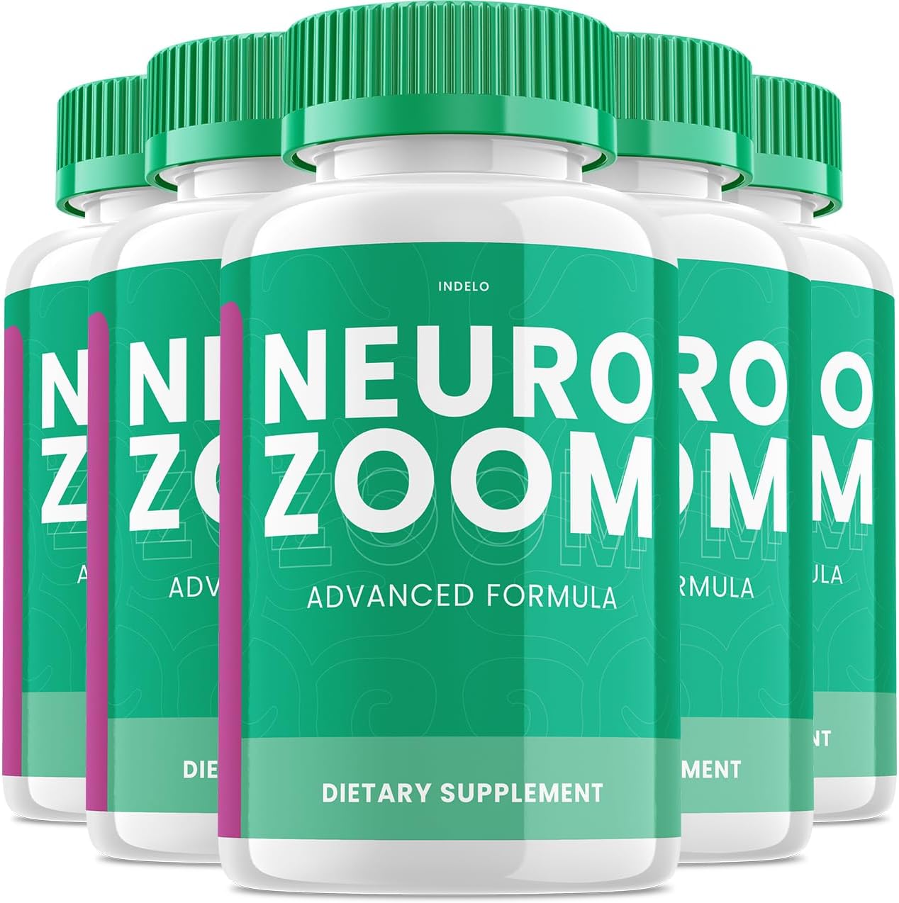 (5 Pack) Neuro Zoom Brain Boost Food Supplement, Advanced Memory Support, 300 Capsules - görsel 1