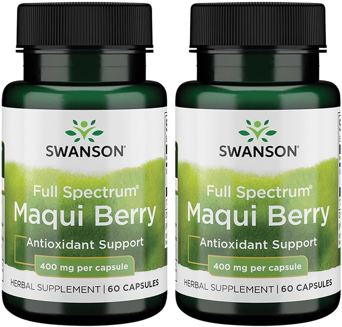 Swanson Full Spectrum Maqui Berry 400 mg 60 Caps (2 Pack) - görsel 1