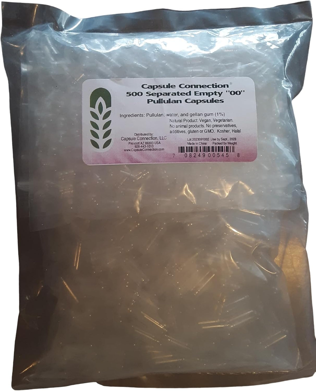 Capsule Connection Separated Empty Pullulan Capsules, 00 Size, Vegan & Vegetarian (1000) - görsel 4