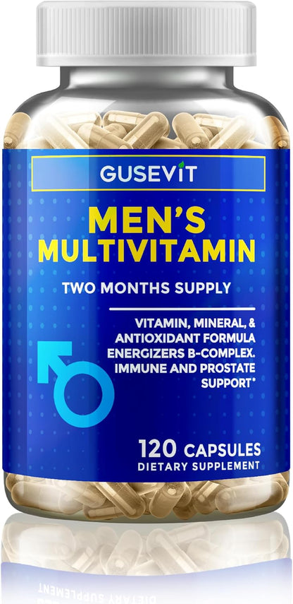 Gusevit 35-in-1 Men's Multivitamin with Vitamins & Antioxidants - 120 Tablets