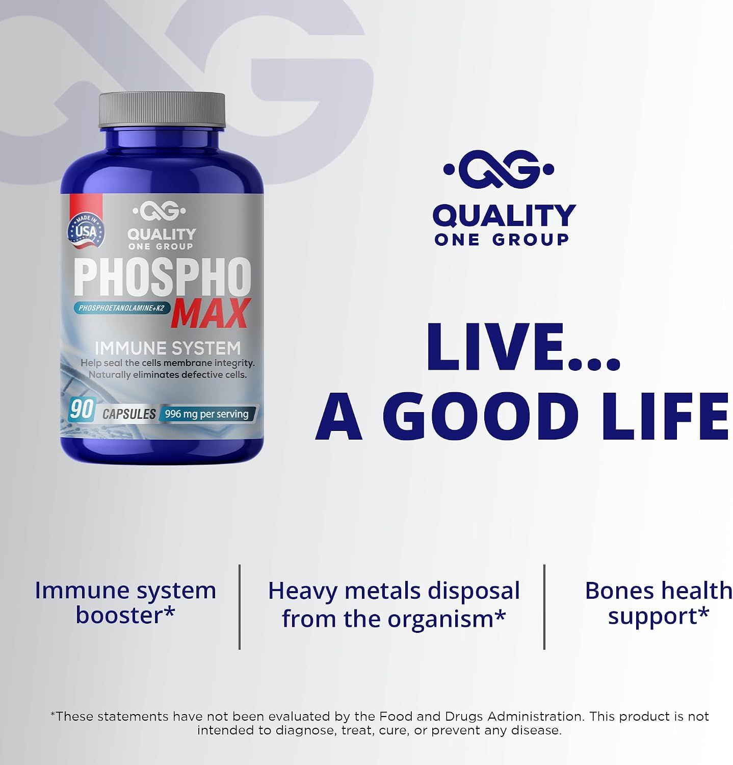 Phosphomax Fosfoetanolamina - Phosphoethanolamine Formula with Vitamin D3 & K2 - görsel 4