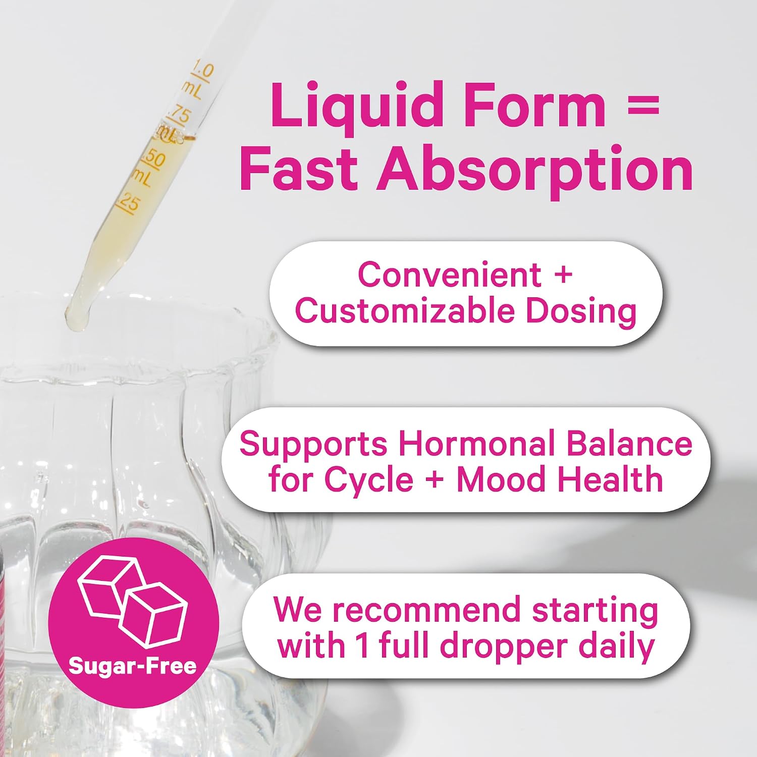 Pink Stork Hormone Balance Drops for Women – 2oz (60ml), 30 Servings - görsel 3