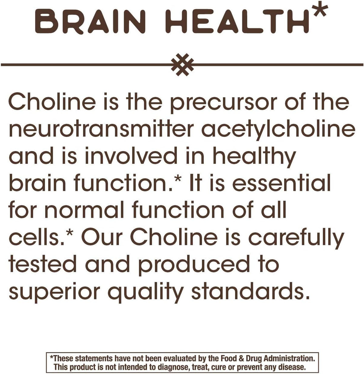Nature's Way Choline, 500 mg per serving, 100 Tablets (Pack of 2) - görsel 6