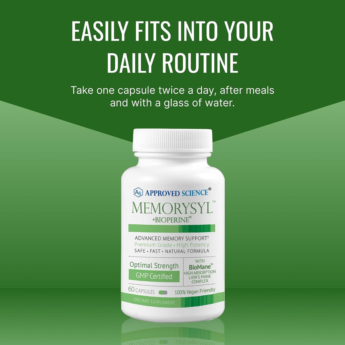 Approved Science MemorySyl – Memory Support Supplement (3-Month Supply, Vegan) - görsel 6