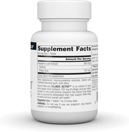 Source Naturals Ellagic Active - 300 mg, 60 Tablets