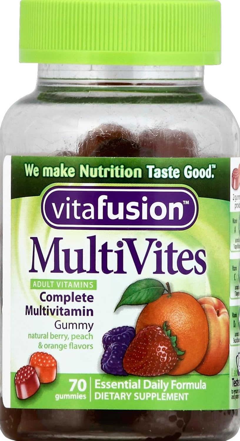 Vitafusion MultiVites Gummy Vitamins, 70 Gummies - görsel 1