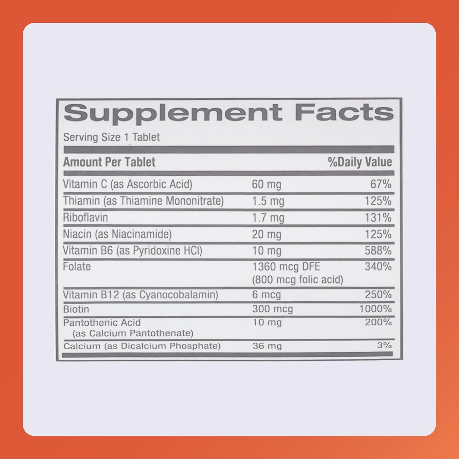 Rugby Nephro-Vite Vitamin B and C Complex Tablets - 100 Count - görsel 4