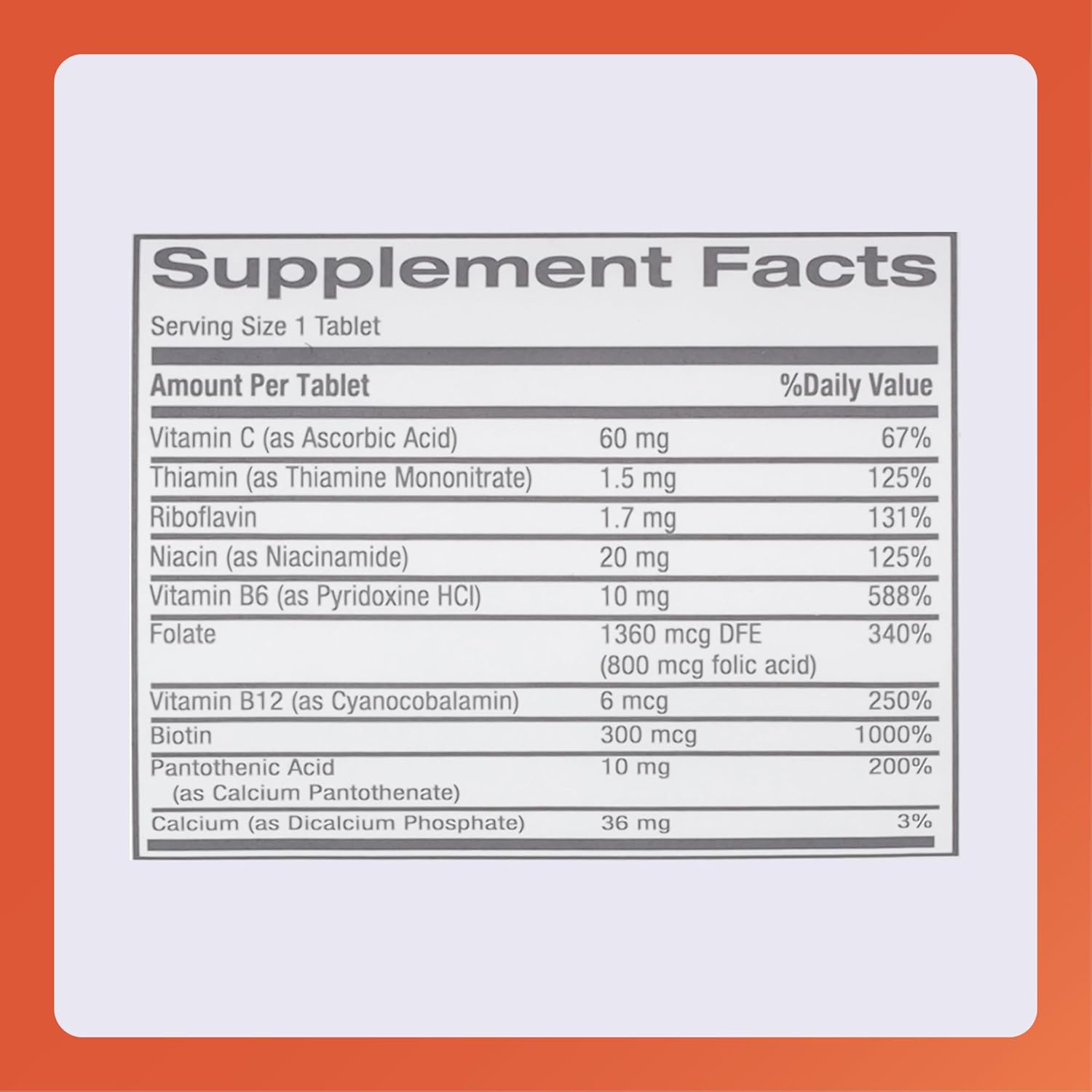 Rugby Nephro-Vite Vitamin B and C Complex Tablets - Dietary Supplement - 100 Tablets (Pack of 2) - görsel 4