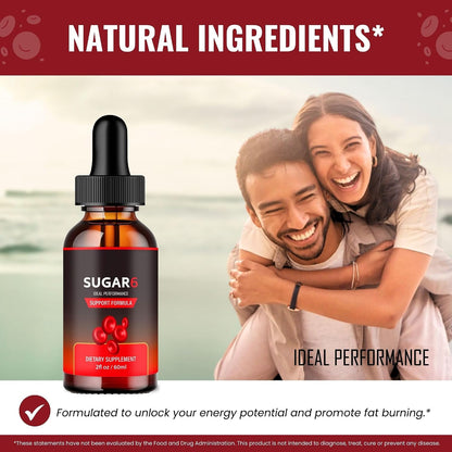 Sugar6 Drops, Sugar 6 Blood Support Supplement Liquid Drops - Maximum Strength, Sugar 6 Health and Wellness All Natural Advanced Formula Drops, Sugar 6 Liquid Drops Reviews (1 Pack)