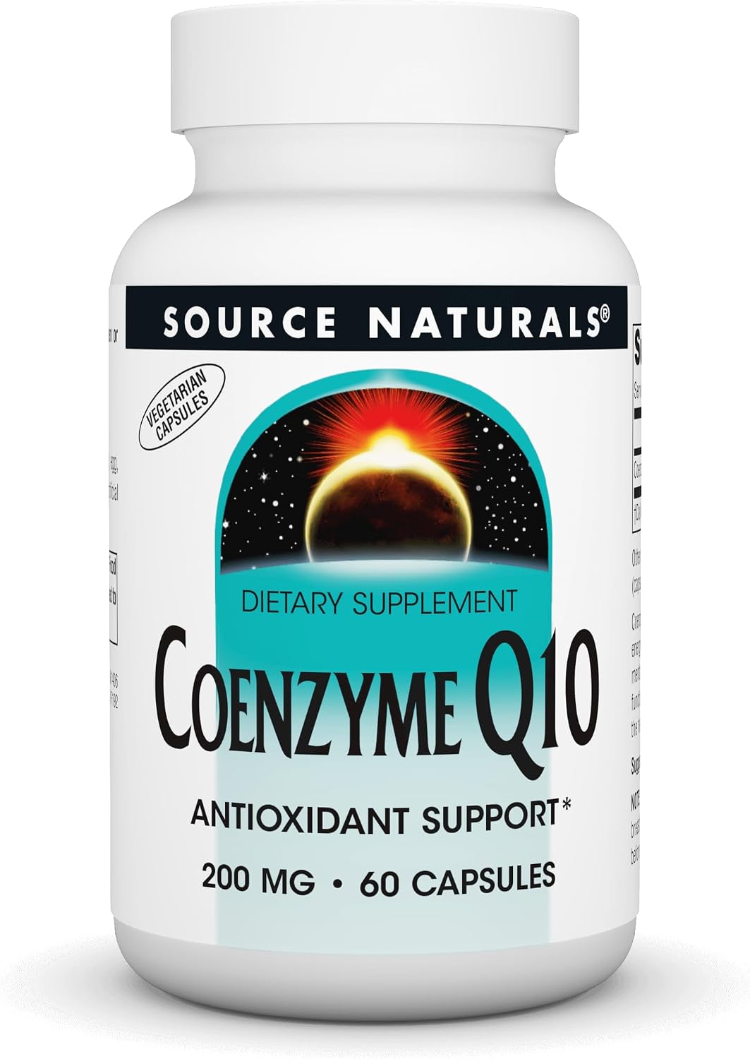 Source Naturals Coenzyme Q10 200 mg – 60 Vegetarian Capsules - görsel 1