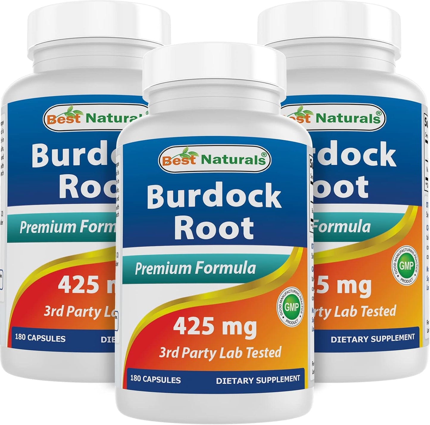 Best Naturals Burdock Root 425 mg 180 Capsules - görsel 5