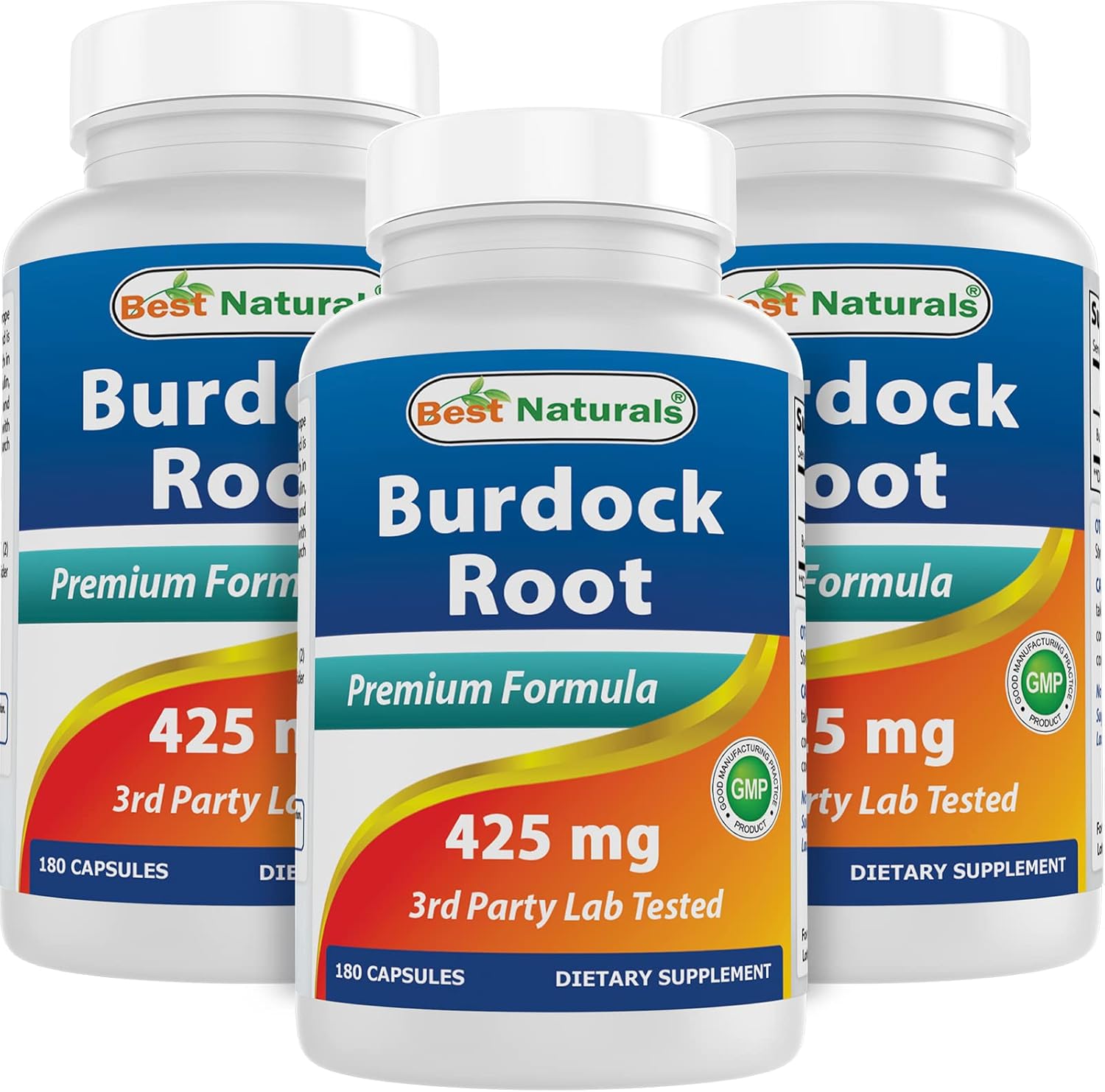 Best Naturals Burdock Root 425 mg 180 Capsules - görsel 5