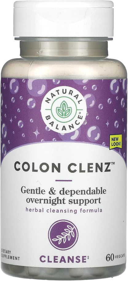 Natural Balance Colon Clenz - 60 Vegetable Capsules