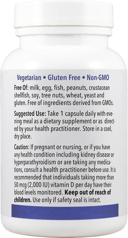 Patient One Vitamin D3 5,000 IU – 120 Capsules (2-Pack)