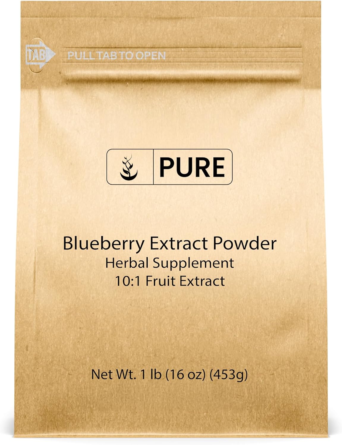 PURE ORIGINAL INGREDIENTS Blueberry Extract Powder (454 g) - görsel 1