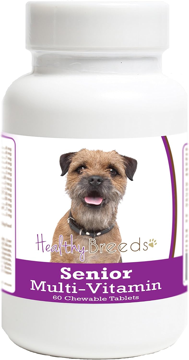 Healthy Breeds Border Terrier Senior Dog Multivitamin Tablets, 60 Tablets - görsel 1